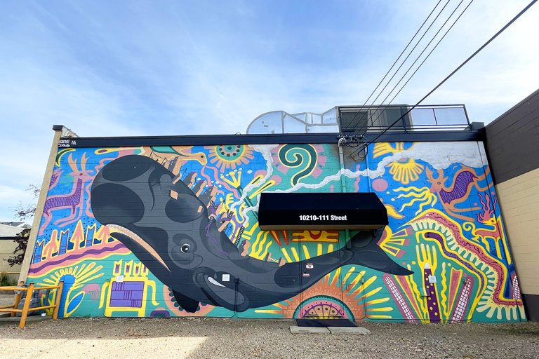 Downtown Murals Turn Edmonton Streets into Open-Air Gallery